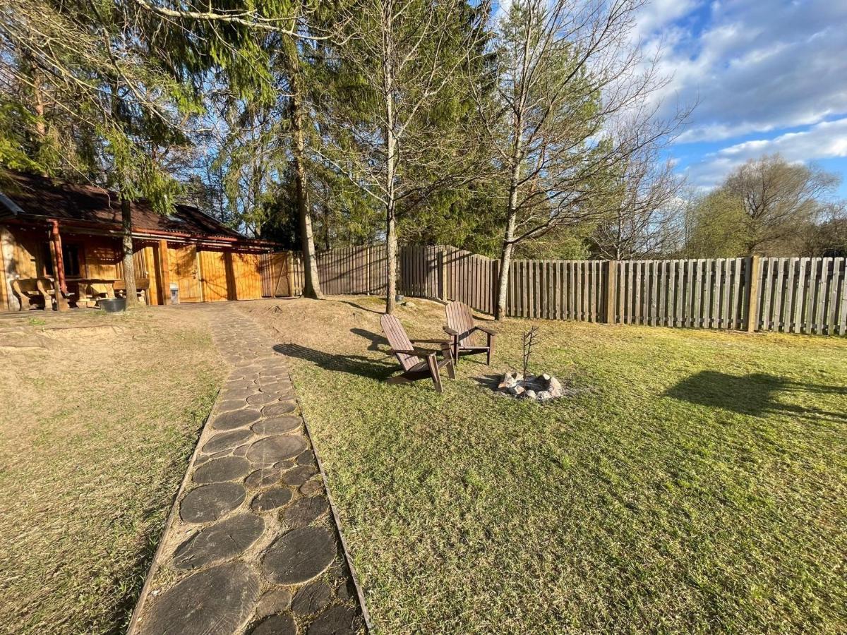 Holiday House With Sauna Cesis Luaran gambar